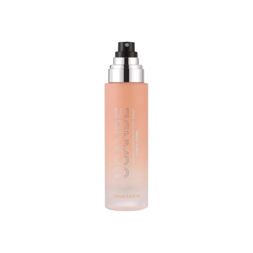 UCANBE Dewy Makeup Setting Spray, Moisturizing Finishing Spray Long Lasting Face Mist, Lightweight Hydrate Make Up Spray for Natural Glow, 7 Fl Oz Large Size