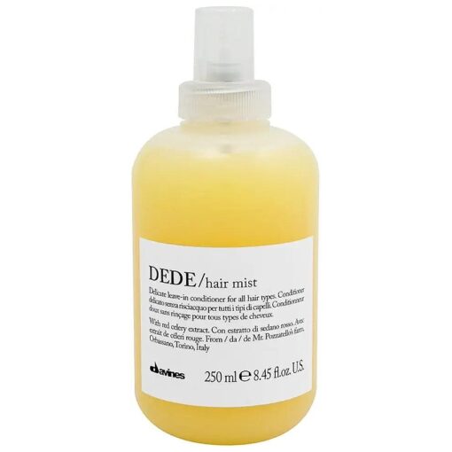 DEDE Hair Mist, Lightweight Leave-In Conditioner, Moisturize While Adding Shine, Adds Combability To Fine Hair, 8.45 Fl, Oz .