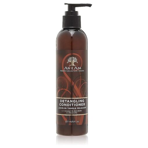 As I Am Detangling Conditioner Leave-in Tangle Releaser, 8 Ounce