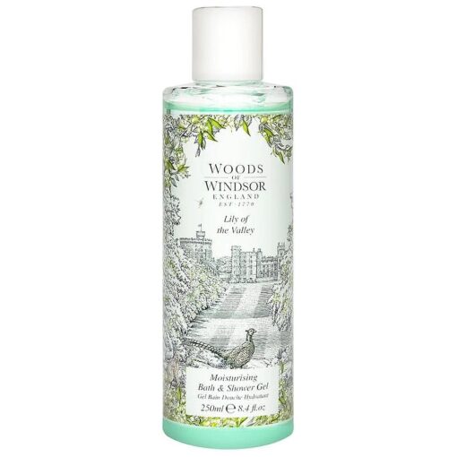 Woods Of Windsor Lily Of The Valley, Moisturizing Bath & Shower Gel 8.4 Oz/ 250 Ml for Women By 8.4 Fl Oz