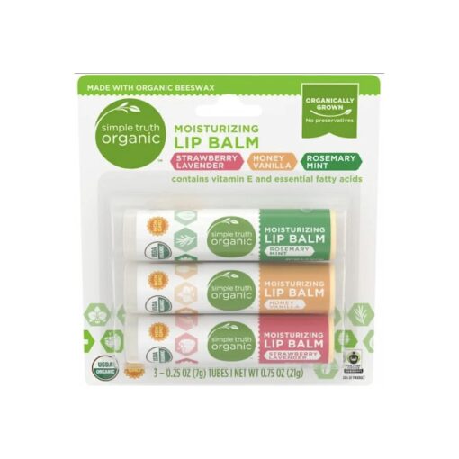 Moisturizing Lip Balm Variety Pack 3 Count ( Single Pack )