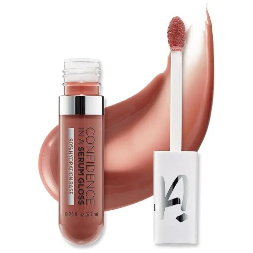 IT Cosmetics Confidence in a Serum Lip Gloss - Smoothing & Conditioning - 8HR Hydration with Hyaluronic Acid, Ceramide, Vitamin E - High Shine & Sheer Finish - 0.22 fl, Oz