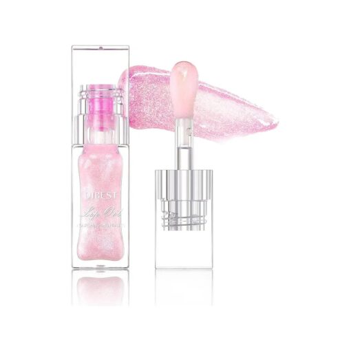 Magic Color Changing Moisturizing Lip Glow Oil Plumping Glimmer Glow Lipstick, Hydrating Lip Gloss Lip Balm Transparent Lip Care, Long Lasting Moisturizing Non-sticky Fresh Texture Lip Oil