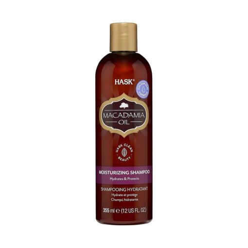 HASK Macadamia Oil Moisturizing Shampoo, Coconut, 12 Ounce