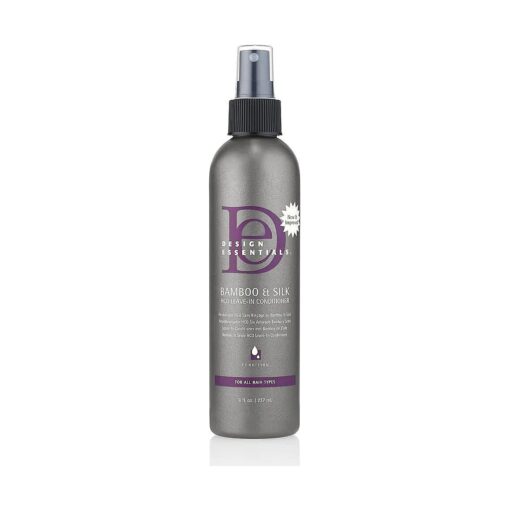 Design Essentials Natural Bamboo & Silk HCO Strengthening Leave-In Conditioner For All Hair Types - 8 Oz