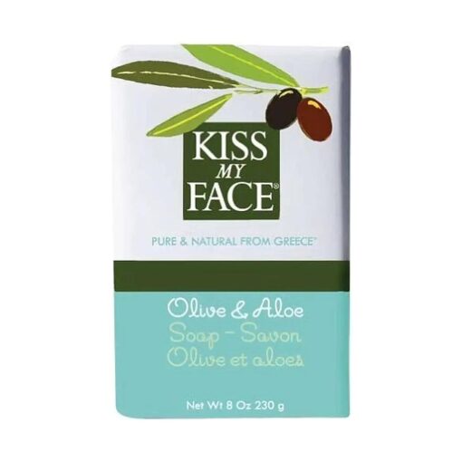 Kiss My Face Moisturizing Bar Soap for All Skin Types - Olive & Aloe - 8 oz