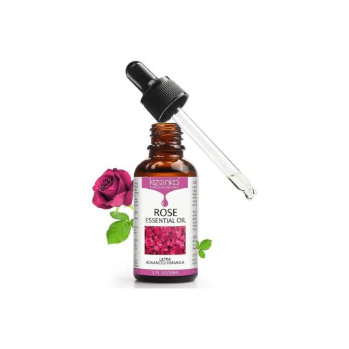 Rose Essential Oil, Face Rose Oil, Moisturizer Rose Oil, Anti Ageing & Anti Wrinkle Serum, Rose oil for Face, Skin Care, 1 oz ( 30ml )