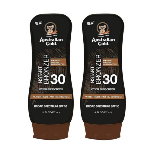 Spf 30 Broad Spectrum Moisture Max Sunscreen Lotion with Kona Bronzers, 8 Ounce ( Pack of 2 ) ( 2 Pack, Spf 30 )