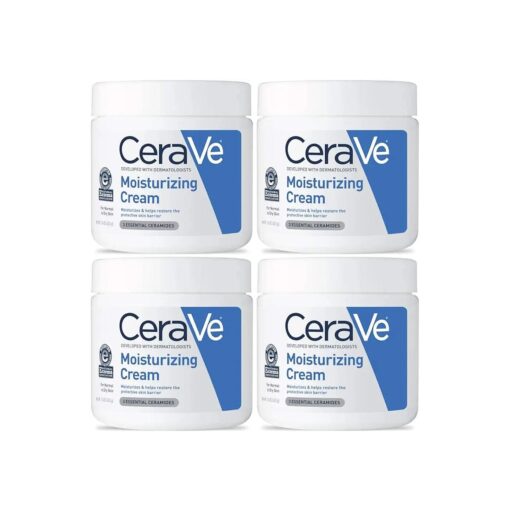 CeraVe Moisturizing Cream, 16 Ounces each ( Value Pack of 4 )