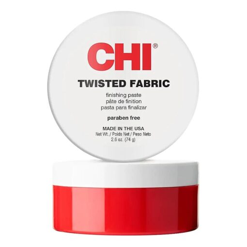 CHI Twisted Fabric, Moisturizing Styling Paste For Sculpting & Molding Hair, Creates A Brilliant Finish, Sulfate, Paraben, & Cruelty-Free, 2.5 Oz