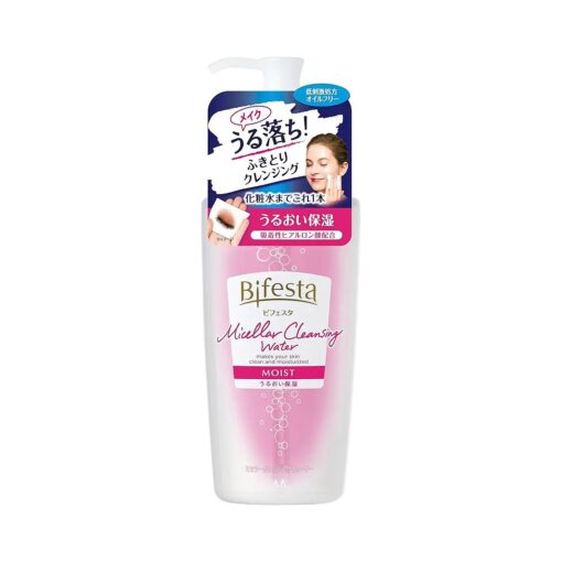 Bifesta Micellar Cleansing Water Moist Wipe Type Moisturizing Toner Derived Oil Free Fragrance Free 400ml