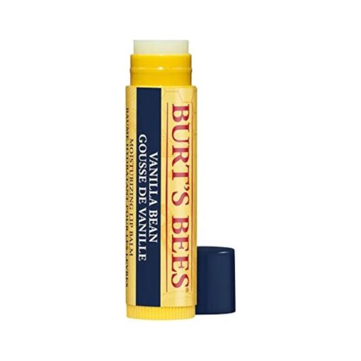 Burt 's Bees 100 % Natural Moisturizing Lip Balm, Vanilla Bean, 1 Tube