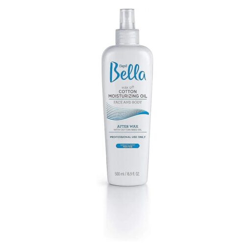 Depil Bella Post Waxing Oil Moisturizing Remover | Cotton Seed Oil for Soft and Smooth Skin | 500ml