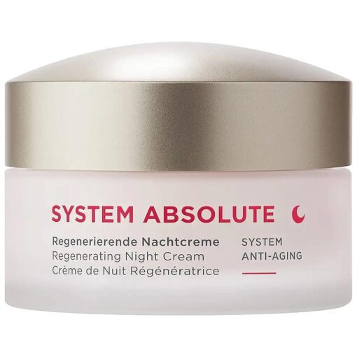 ANNEMARIE BORLIND - SYSTEM ABSOLUTE Regenerating Night Cream - Anti Wrinkle Moisturizer with Retinol, Aloe, Algae and Meadowfoam Extracts - Nourishes, Tones, and Hydrates - 1.69 Fl, Oz