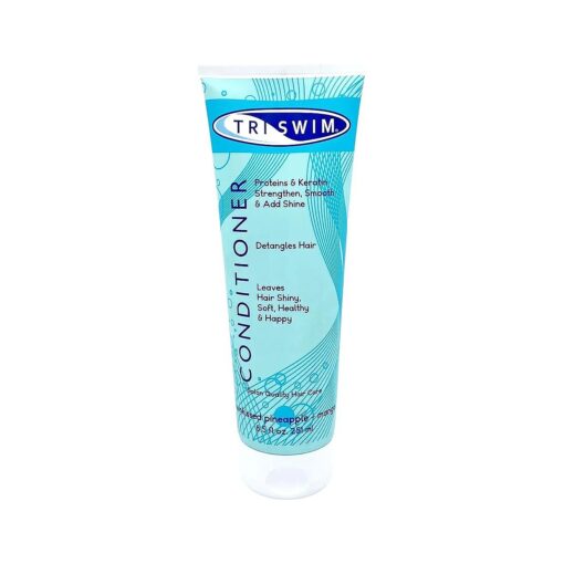 TRISWIM Scented Moisturizing Conditioner, Detangles, and Repairs Chlorine Damaged Hair for Swimmers and Athletes