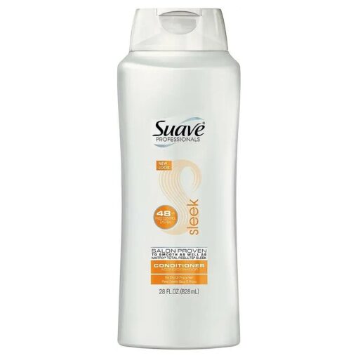 Suave Professionals Conditioner, Sleek, 28 oz