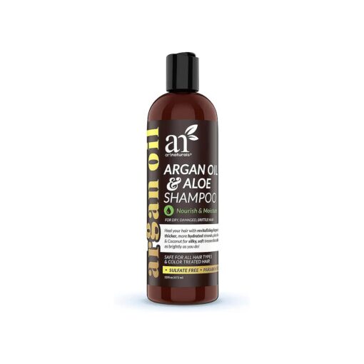 Artnaturals Moroccan Argan Oil Shampoo - ( 12 Fl Oz / 355ml ) - Moisturizing, Volumizing Sulfate Free for Women, Men and Teens - Used for Colored and All Hair Types, Anti-Aging Care