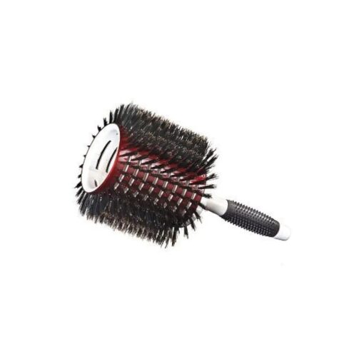 Phillips Brush Tourmaline Monster Vent 1 Professional Hair Brush ( 5" Diameter Barrel ) - Vented Hairbrush with Nylon Reinforced Boar Hair Bristles, Beech Wood Handle with Rubber Grip