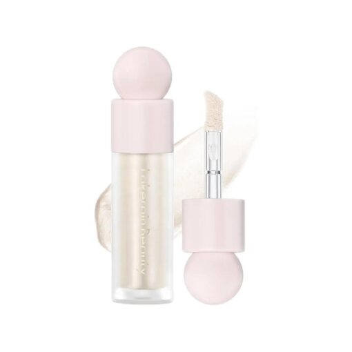 Mysense Liquid Highlighter Makeup, Natural Glow Face Highlighter Stick, Silky Smooth Light Liquid Luminizer, Long Lasting Highlight Face Illuminator Make up, 01 Moonlight White