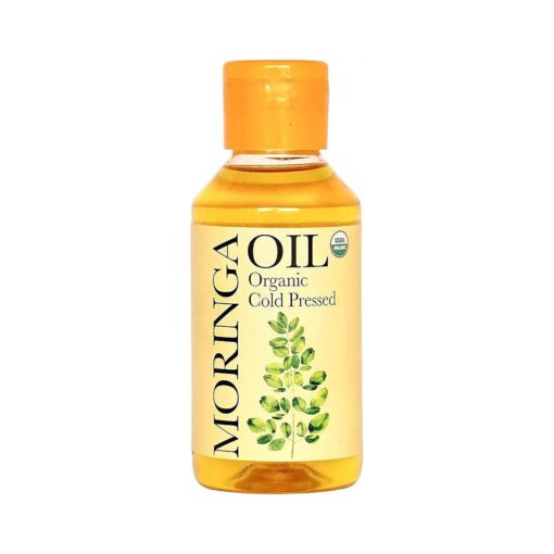 Moringa Oil for Skin : Certified USDA Organic, Extra Virgin, Cold Pressed ( 4 fl oz )