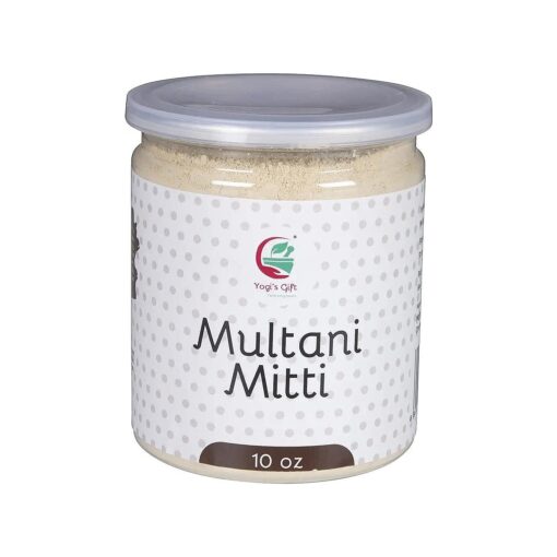 Multani Mitti Powder | Fullers Earth Clay | 100 % Natural Indian Clay | Skin Tightening Face Pack, Detox Bath & Soap Making | 10 oz ( 283 grams ) | By Yogi 's Gift ( r )