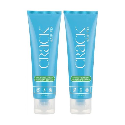 Crack HAIR FIX Styling Creme - Multi-Tasking, Anti-Frizz, Leave-In Styling Aid With Protection