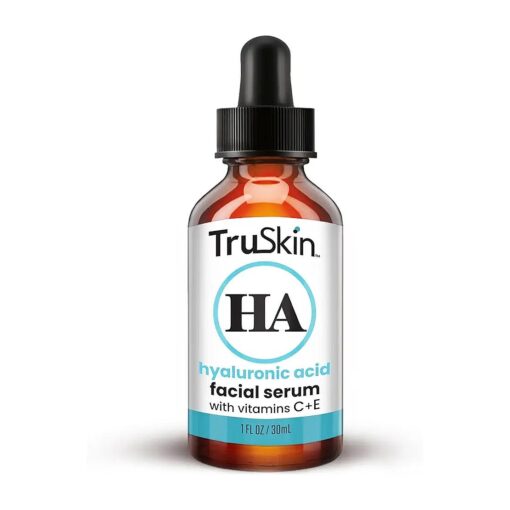 TruSkin Naturals, Hyaluronic Acid Serum for Face + 7 Ultra Hydrating Ingredients - Best Face Serum for Moisturizing, Plumping & Smoothing of Fine Lines, 1 fl oz