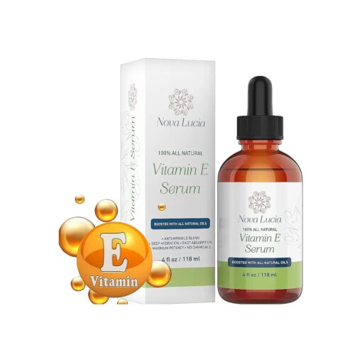 Organic Vitamin E Oil For Skin Face Hair Oil For Hair Growth Acne Scar Treatment Stretch Mark Removal Moisturizer Hair Skin And Nails Vitamins compare with Vitamin E Cream Acne Scar Remover Cream 4 oz