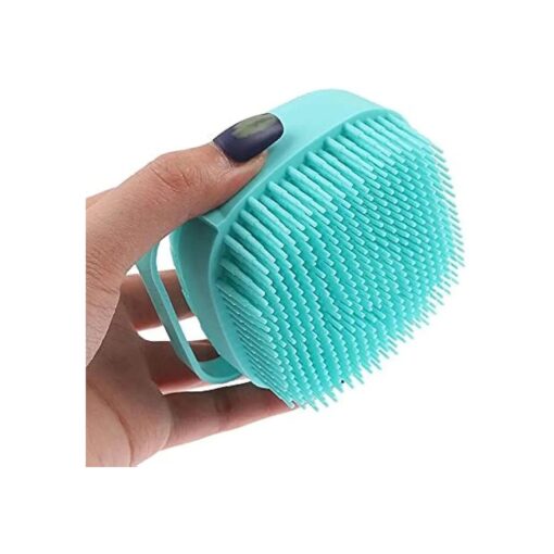 Multi-Colors Silicone Bath Body Brush Shower Scrubber, Mud & Dirt Remover with Shower Gel Dispenser Soft Massager Kitchen Tool with Non-toxic Brushes ( Random Colors )