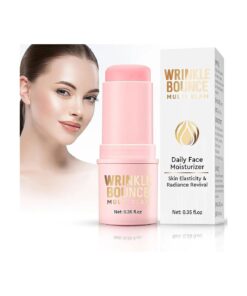 Multi Balm Stick for Facial Moisturizer, Wrinkle Bounce Multi Balm, Effectively Reduce Fine Lines & Hydration for All Skin Types, Multifunctional Lip Balm-Suitable for Eyes, Face and Body