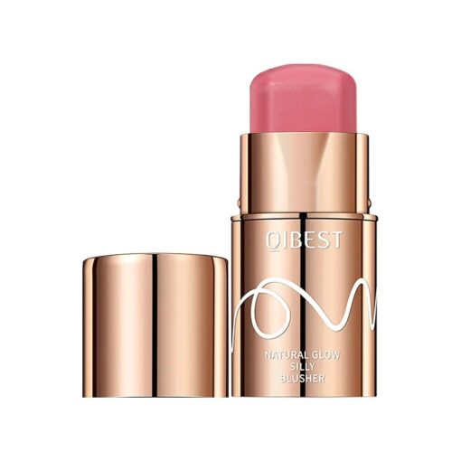 Cream Blush Stick Makeup, Multi-use Blush Beauty Wand for Eye, Lip and Cheek, Longwear Waterproof Moisturizing Monochromatic Blush Stick, Buildable & Mixable, Matte Finish, 0.3oz ( Shy Pink # 4 )