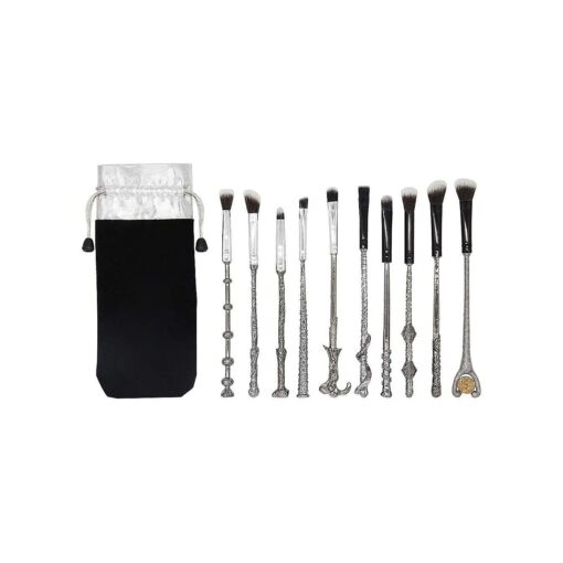 Wand Makeup Brushes Set - ARALOR 10pcs Wand Set Makeup Brushes for Women