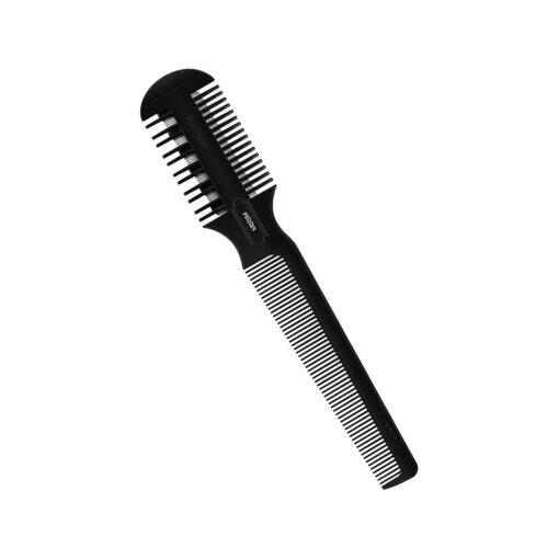 Hair Razor Comb, Sharp Hair Cutter Comb, Double Edge Razor Hair Cutting Comb for Thin and Thick Hair Trimming and Styling, 5 PCS Spare Blades Included