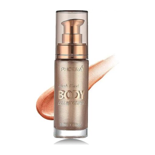 Liquid Highlighter Body Shimmer, Waterproof, Rose Golden, 101