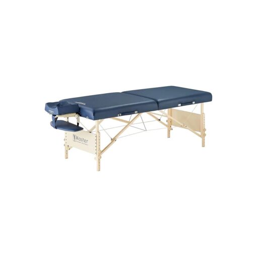 Master Massage Coronado Portable Massage Table Pro Package- Adjustable Height, Working Capacity of 750 lbs, and 3-Inch Foam Cushioning- Tattoo Bed, Lash Table- Royal Blue