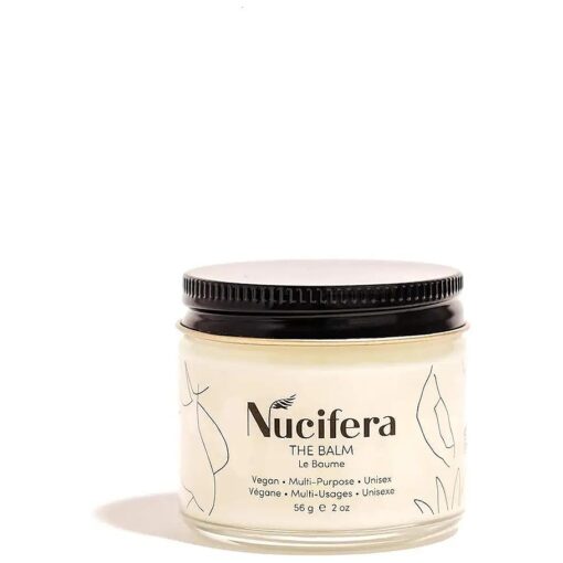 Nucifera The Balm : Kokum Butter Body Balm w/Mango Butter - Multi-Purpose Plant-Based Skincare Cream for Face, Body, Hair, Pregnancy, Baby - Moisturize, Nourish, Balance & Replenish - Cruelty Free 2oz