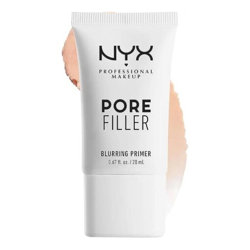 NYX Professional Makeup Pore Filler Primer, Makeup Primer Base, Blurring Effect for Minimised Pores & Even Complexion, Lightweight Silicone Blend, Vegan Formula, 20 ml