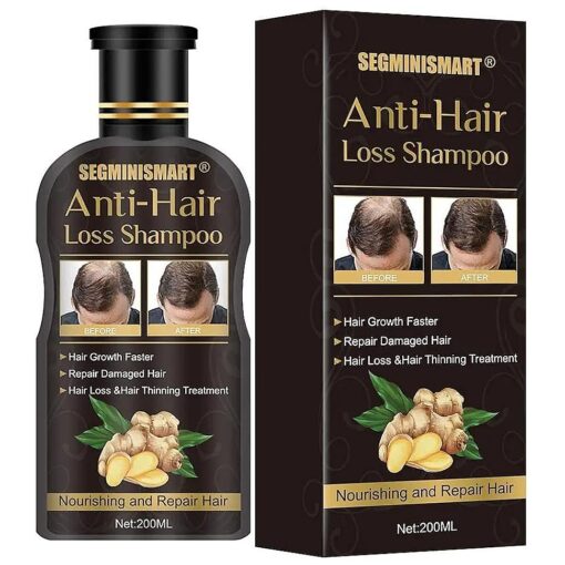 Hair Growth Shampoo, Anti-Hair Loss Shampoo, Hair Thickening Shampoo Helps Stop Loss, for Stronger, Thicker, Longer