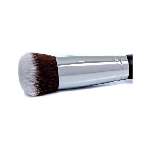 Mineral Powder Foundation Brush for Face - Finishing Powder Brush for Pressed Powder, Setting Powder Brush for Loose Powder, Round Kabuki Foundation Brush, Synthetic