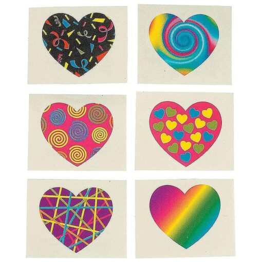 Funky Heart Tattoos ( 72 pieces )