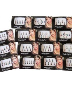 6 Different Bindi Packs Mix n Match Face Jewels Bollywood Stickers Indian Bindi