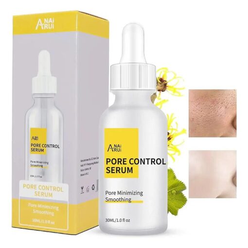 ANAI RUI Pore Minimizer Serum, Pore Minimizer & Reducer, Pore control, Minimizing, Shrinking, Tightening Pores, 100 % Vegan Pore Exfoliating Solution, 1 fl.oz