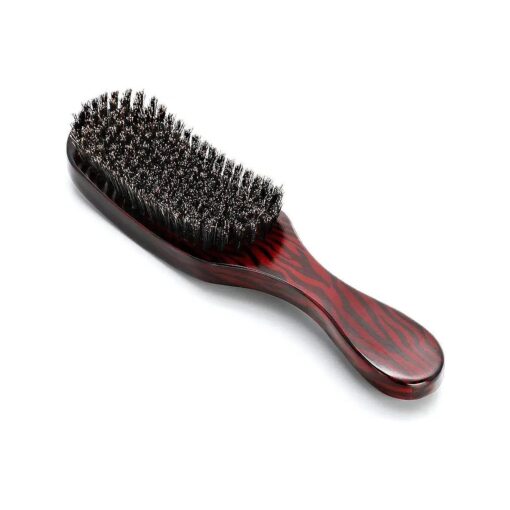 Wave Brush, Wood Handle Hair Brush For Women Man Thinning Hair Kids Soft Hair Brush Boar Bristle Hairbrush Set Mens Hair Brush Mens Boar Hair Brush