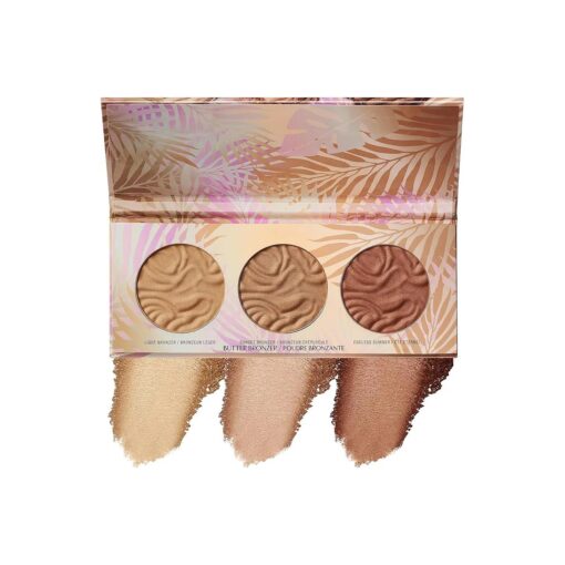 Physicians Formula Murumuru Butter Bronzer Face Makeup Palette Set, Includes Nourishing Butter Bronzer, Highlighter, Blush, Dermatologist Tested, Vegan & Cruelty-Free - Endless Summer Powder