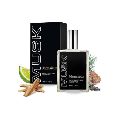 Dana Monsieur Musk EDT Spray Mens Fragrances 4 Oz