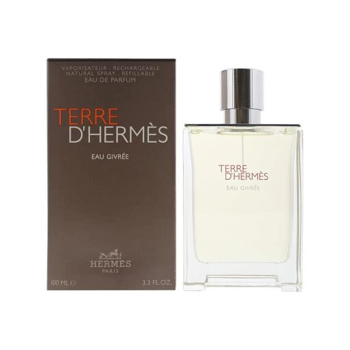 Hermes Terre d'Hermes Eau Givree for Men Eau de Parfum Spray, 3.4 Ounce ( Refillable )