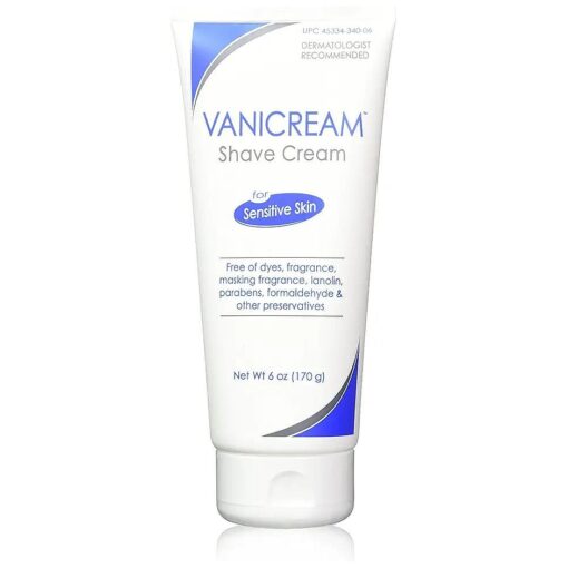 Vanicream Shave Cream for Sensitive Skin 6 Oz 2 Pack