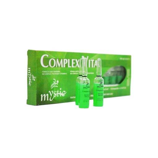 Mystic Complex Vital Ampoules For Hair Loss and Thinning - Regrowth Treatment With Biotin Bio-Complex and Tocopherol ( Pk.10 )