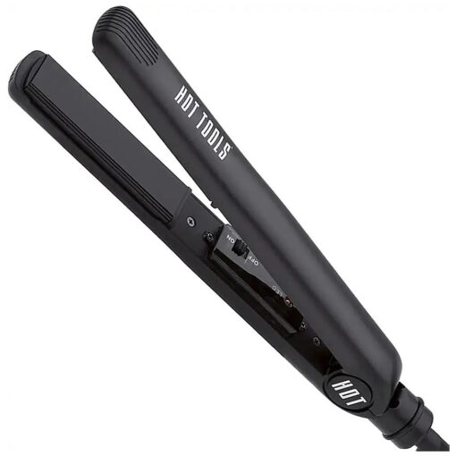 Hot Tools Professional Nano Ceramic Flat Iron for Smooth Styles, 1 Inch