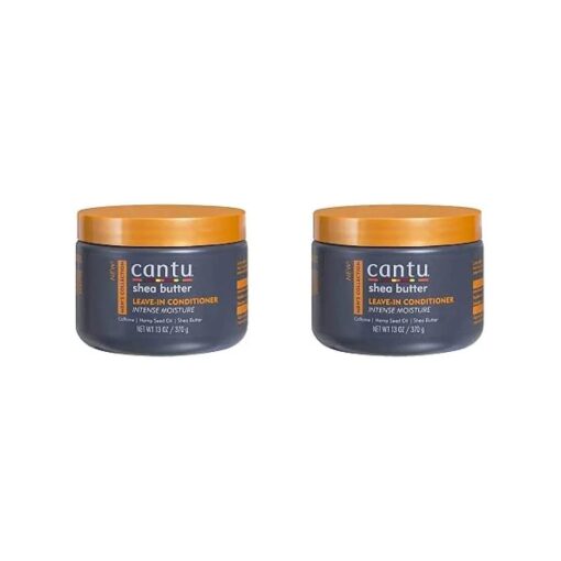 Cantu Shea Butter Men 's Collection Leave in Conditioner, 13 oz, ( Pack of 2 )